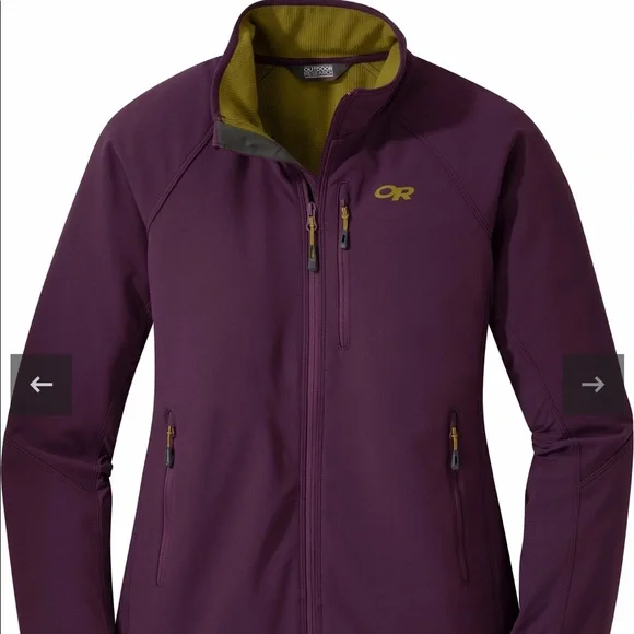 Outdoor Research Ferrosi Grid Jacket Purple Base Coat - Picture 2 of 8